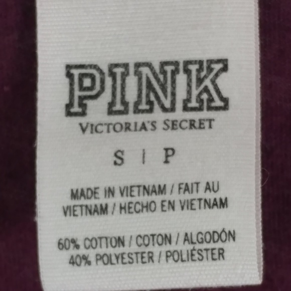 VS PINK Short Sleeve Tee Shirt Small - Picture 4 of 4